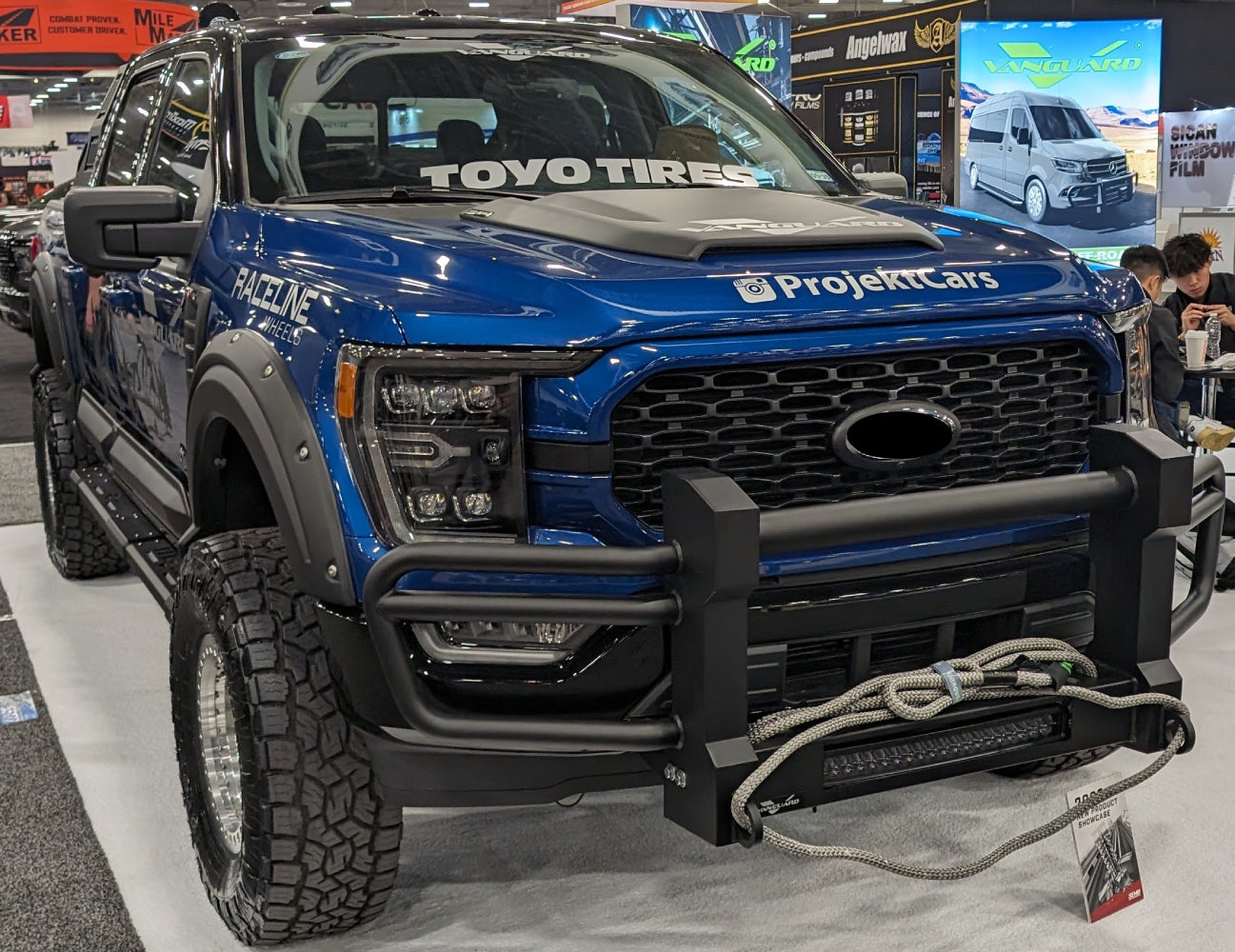 Vanguard Black Powdercoat Front Guards Front Runners Bumper Guard for 2019-2024 ram 1500 nan