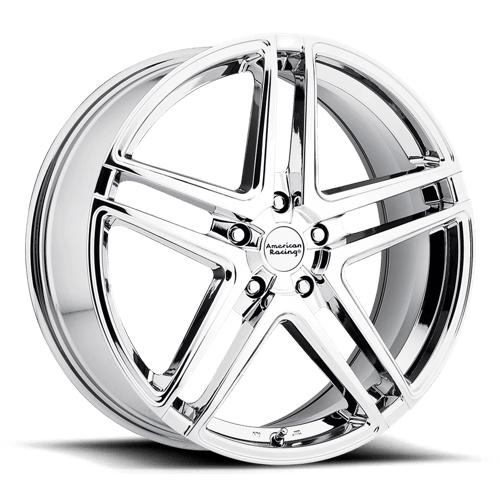 American Racing AR907 18X8 5X115 BRIGHT PVD 40MM Wheels