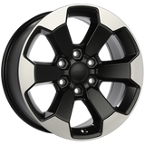 ART Replica 167 Satin Black - Machined FaceR16718001A | Size: 18x8.0 | Bolt Pattern: 6x139.7 | Offset: 20 | Center Bore: 77.8