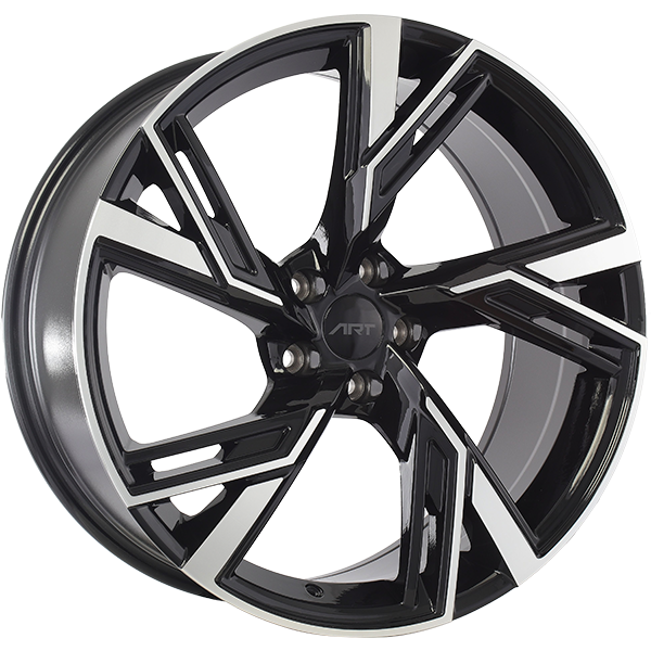 ART Replica 230 Gloss Black - Machined FaceR23019001 | Size: 19x8.5 | Bolt Pattern: 5x112 | Offset: 28 | Center Bore: 66.5
