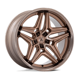 Asanti Black DUKE 20X10.5 5X120 74 +18 PLTNM-BRNZ Wheels