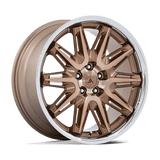 Asanti Black IMPERATOR 20X10.5 5X4.5 72 +40 BRNZ-MCH Wheels