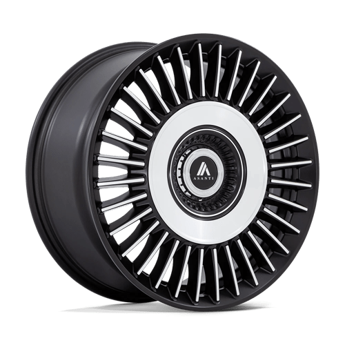 Asanti Black TIARA 22X9 5X110 65 +15 SBLK MCH Wheels