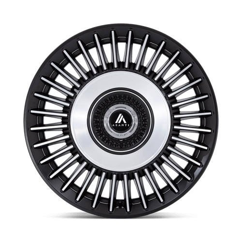 Asanti Black TIARA 22X9 5X110 65 +15 SBLK MCH Wheels