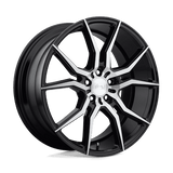 Niche 1PC M166 19X9.5 5X120 GL-BLK-BRSHD 35MM Wheels