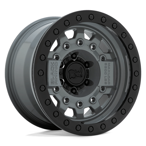 Black Rhino BRAVG 17X8.5 5X5.0 BTL-GRY BLK-HDW -32MM Wheels