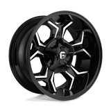 Fuel 1PC D606 20X12 8X6.5 GL-BLK-MIL -44MM Wheels