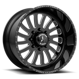 American Force OCTANE 26X12 8X6.5 -40 BLACK R Wheels