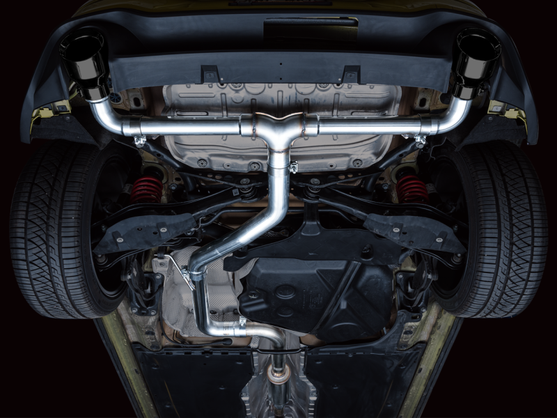 AWE Tuning 2022 VW GTI MK8 Track Edition Exhaust - Diamond Black Tips