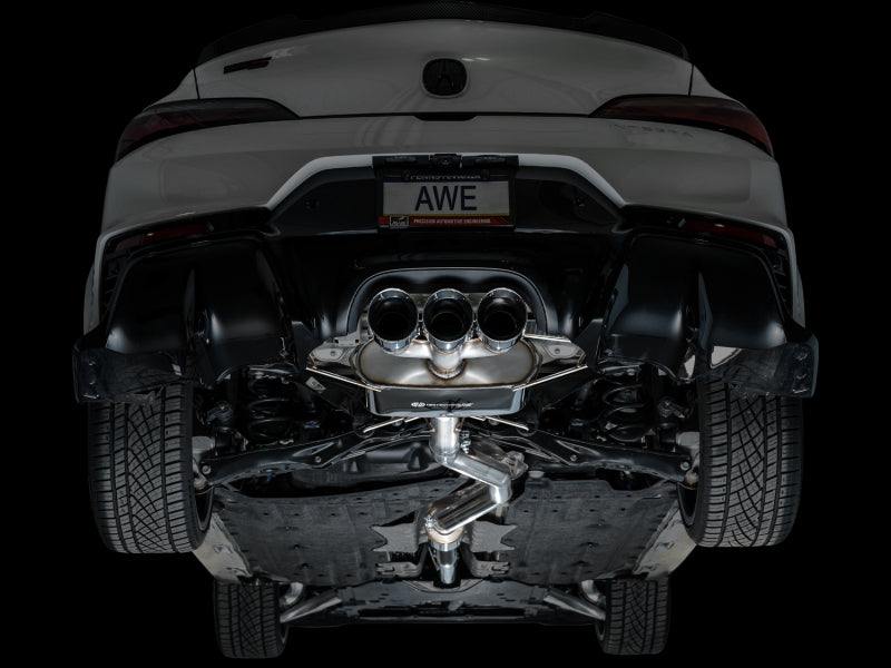 AWE Tuning 2024 Acura Integra Type S DE5 FWD Touring Edition Exhaust w/ Triple Chrome Silver Tips