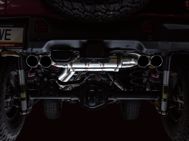 AWE Tuning 21+ Wrangler 392 Switchpath Cat-Back Exhaust- Quad BashGuards