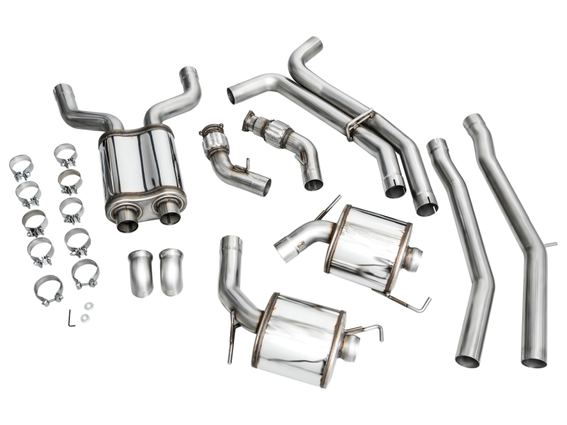 AWE Tuning Audi 2019-2023 C8 A6/A7 3.0T Touring Edition Cat-Back Exhaust- Turn Downs