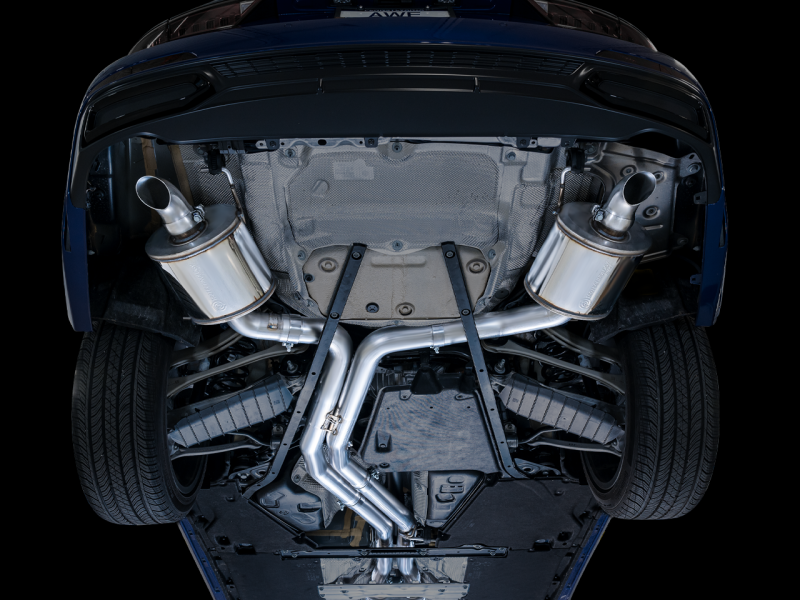 AWE Tuning Audi 2019-2023 C8 A6/A7 3.0T Touring Edition Cat-Back Exhaust- Turn Downs