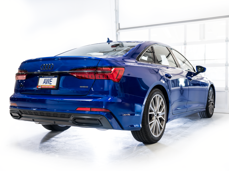 AWE Tuning Audi 2019-2023 C8 A6/A7 3.0T Touring Edition Cat-Back Exhaust- Turn Downs