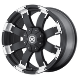 ATX Series AX191 20X9 6X5.5 S-BLK MACH 18MM Wheels