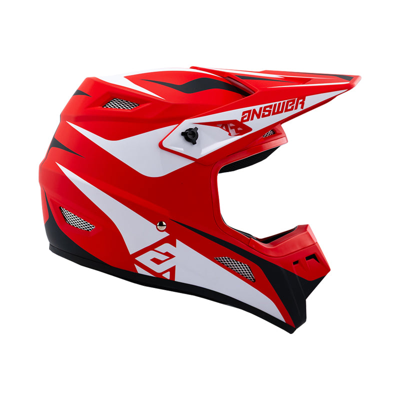 Answer 26 AR1 Mototown Helmet Glossy Red/White/Black - Medium