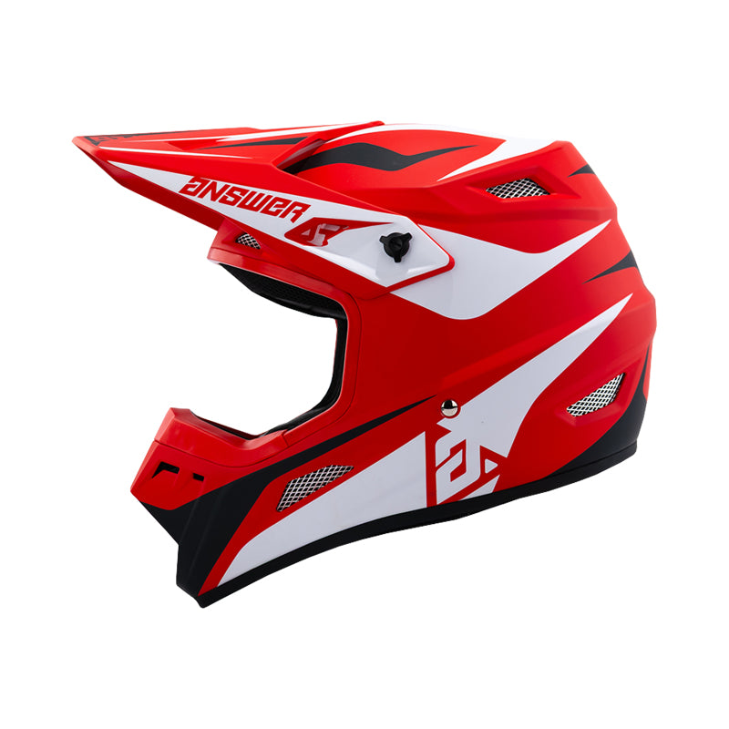 Answer 26 AR1 Mototown Helmet Glossy Red/White/Black - XL