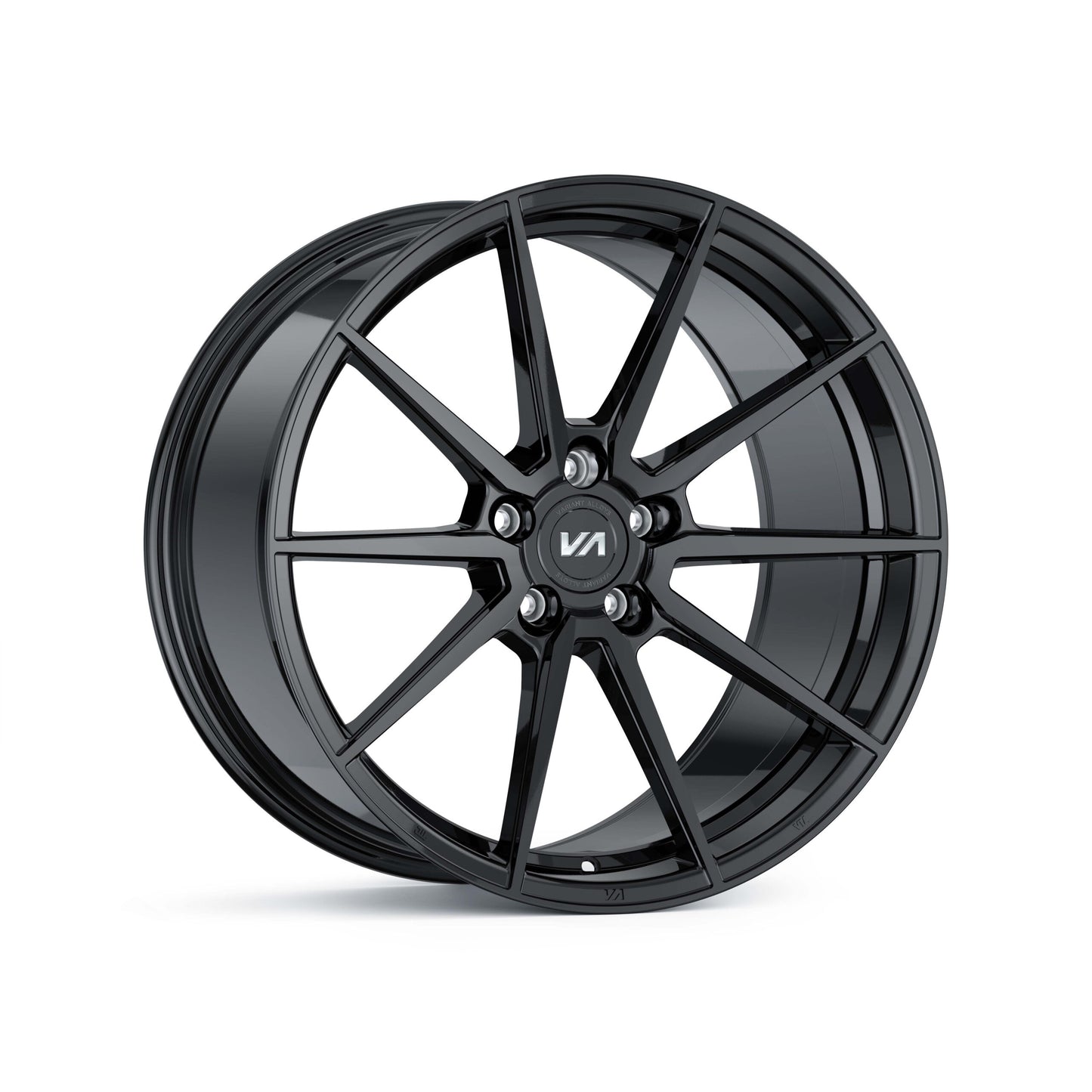 20x9 Gloss Piano Black Cold Forged Collection ARGON Variant Forged  Alloy Wheels