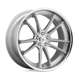 Asanti Black ABL23 22X10.5 5X4.5 BRSH SLV CHR LP 35MM Wheels