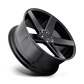 DUB 1PC BALLER 22X9.5 5X5.5 78.1 BL +26 Wheels