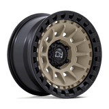 Black Rhino Hard Alloys BARRAGE 17X8.5 5X5 71 -10 D-SAND M-BLK Wheels