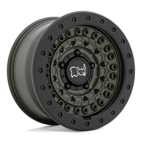 Black Rhino Hard Alloys BARRICADE 20X9 6X5.5 112 OD-GRN-BLK -18 Wheels