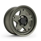 Corner View of Blackhorn Offroad NS5 17x9.0 in ODG or Olive Drab Green