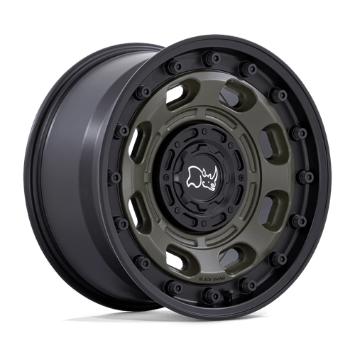 Black Rhino Hard Alloys ATLAS 17X8 BLANK (108-140) +38 OD-GRN-BK Wheels