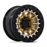Black Rhino Hard Alloys TUSK 17X8.5 6X135 87 -10 M-GOLD-MCH Wheels