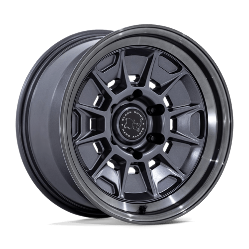 Black Rhino Hard Alloys MONDO 17X8.5 6X5.5 106 -10 M-GNMTL GY-LP Wheels