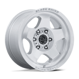Black Rhino Hard Alloys SOL 17X8 5X4.5 72 +30 G-SLV MCH-FC Wheels