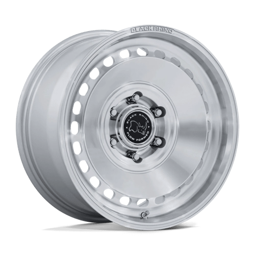 Black Rhino Hard Alloys BASIN 17X8.5 6X4.5 66 +25 G-SLV-MCH Wheels