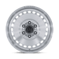 Black Rhino Hard Alloys BASIN 17X8.5 6X135 87 +25 G-SLV-MCH Wheels