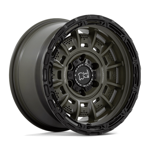 Black Rhino Hard Alloys LEGION 20X10 5X5.0 71 OD-GRN-BLK -18 Wheels