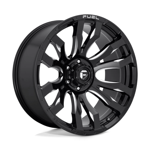 Fuel 1PC D673 17X9 8X180 GL-BLK-MIL 01MM Wheels