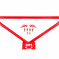 BMR 78-87 G-Body Front Reinforcement Chassis Brace Red