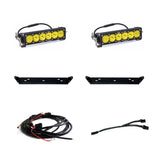 Baja Designs 2021+ Ford Raptor OnX6 Behind Grill Kit -10in. Amber D/C