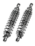 Bitubo WME0 Twinshocks Adjustable: Spring Preload, Rebound, Length 380mm, Chrome Edition