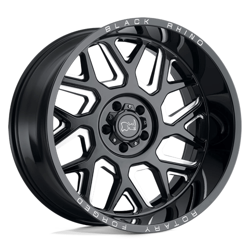 Black Rhino BRRPR 22X11.5 5X5.0 G-BLK-MILL -44MM Wheels