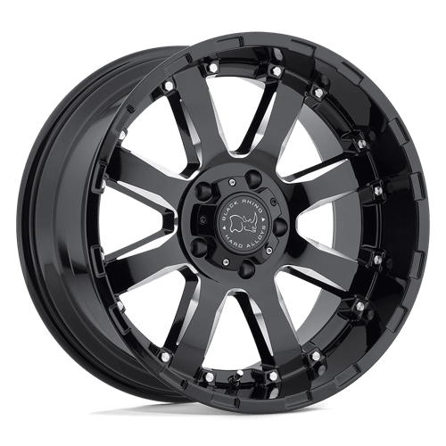 Black Rhino BRSRA 20X9 5X5.5 G-BLK-MILL 0MM Wheels