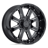Black Rhino BRSRA 20X9 5X5.5 G-BLK-MILL 0MM Wheels