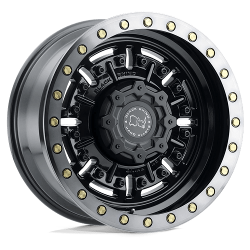 Black Rhino Hard Alloys BR ABRAMS 20X9.5 5X127 -18 71 G-BLK DDT Wheels