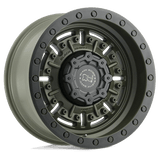 Black Rhino Hard Alloys BR ABRAMS 20X9.5 5X127 -18 71 OD GRN Wheels