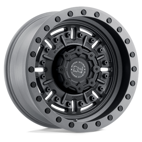Black Rhino Hard Alloys BR ABRAMS 20X9.5 6X139 +2 112 TXT M-GM Wheels