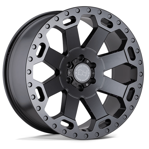 Black Rhino Hard Alloys BR WARLORD 17X8 6X130 +52 84 M-GNMTL Wheels