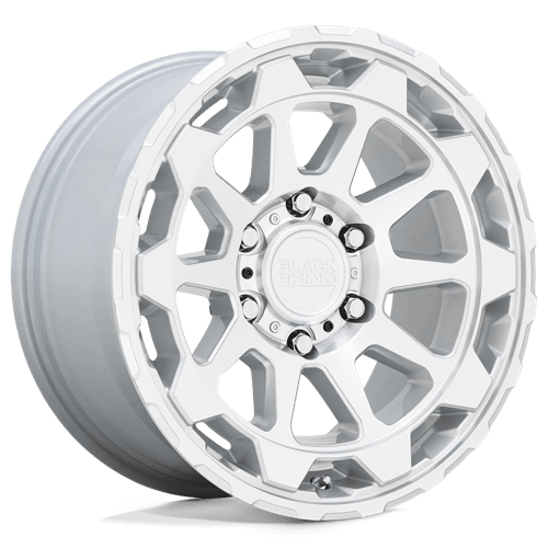 Black Rhino Hard Alloys ROTOR 20X9 5X5.0 71 G-SLV MIR-FC +2 Wheels