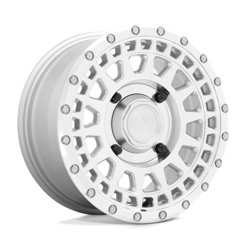 Black Rhino Hard Alloys - UTV PARKER UTV 14X7 4X110 +36 80 SLV MIR Wheels