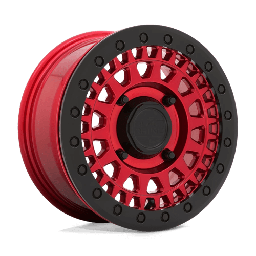 Black Rhino Hard Alloys - UTV PARKER UTV BL 14X7 4X110 +51 80 C-RED Wheels