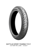 Bridgestone Battlax Sport Touring T33F Tire - 120/70R19 M/C 60V TL Front