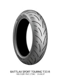 Bridgestone Battlax Sport Touring T33R Tire - 190/50ZR17 M/C 73W TL Rear